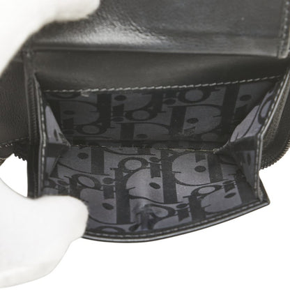 Christian Dior Dior X By Mystery Ranch Bifold Zip Wallet In Black Canvas