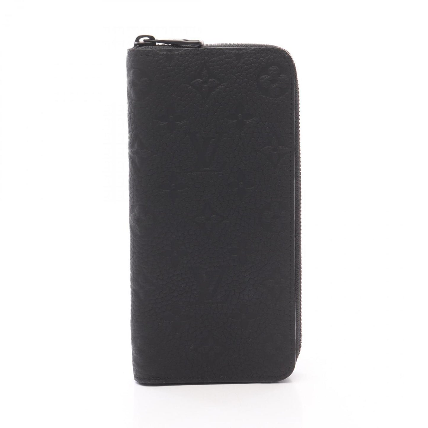 Louis Vuitton Zippy Wallet Vertical Round Long In Taurillon Leather