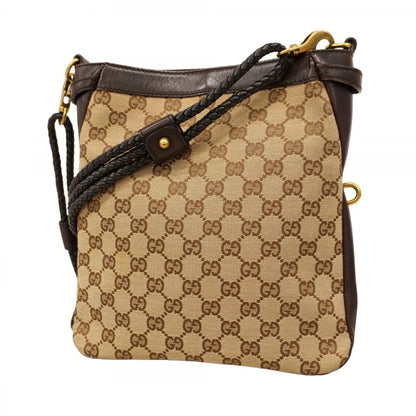Gucci Gg Canvas Shoulder Bag 109106 Brown