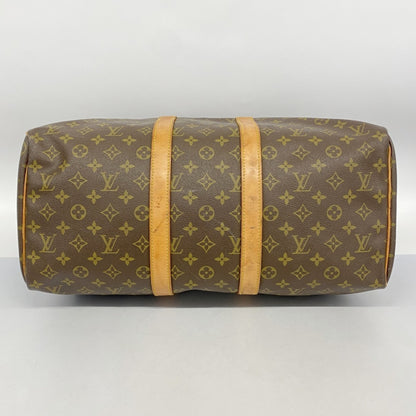 Louis Vuitton Monogram Keepall 45 Boston Bag M41428 Brown