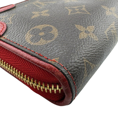 Louis Vuitton M61854 Retiro Round Zip Wallet Monogram Long Brown