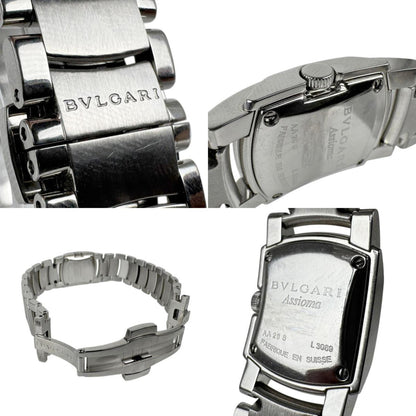 Bvlgari Watch Ashoma Stainless Steel Silver Black