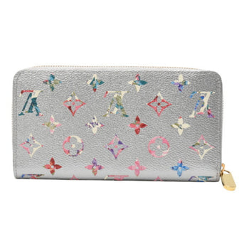 Louis Vuitton Zippy Wallet Monogram Floral Lv Garden Long Silver M81765
