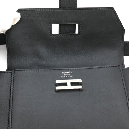Hermes Hermes Elan Pocket 24 Waist Bag Belt Swift Leather Black