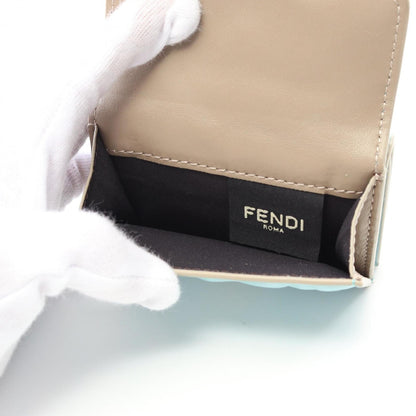 Fendi Baguette Tri-Fold Wallet Leather