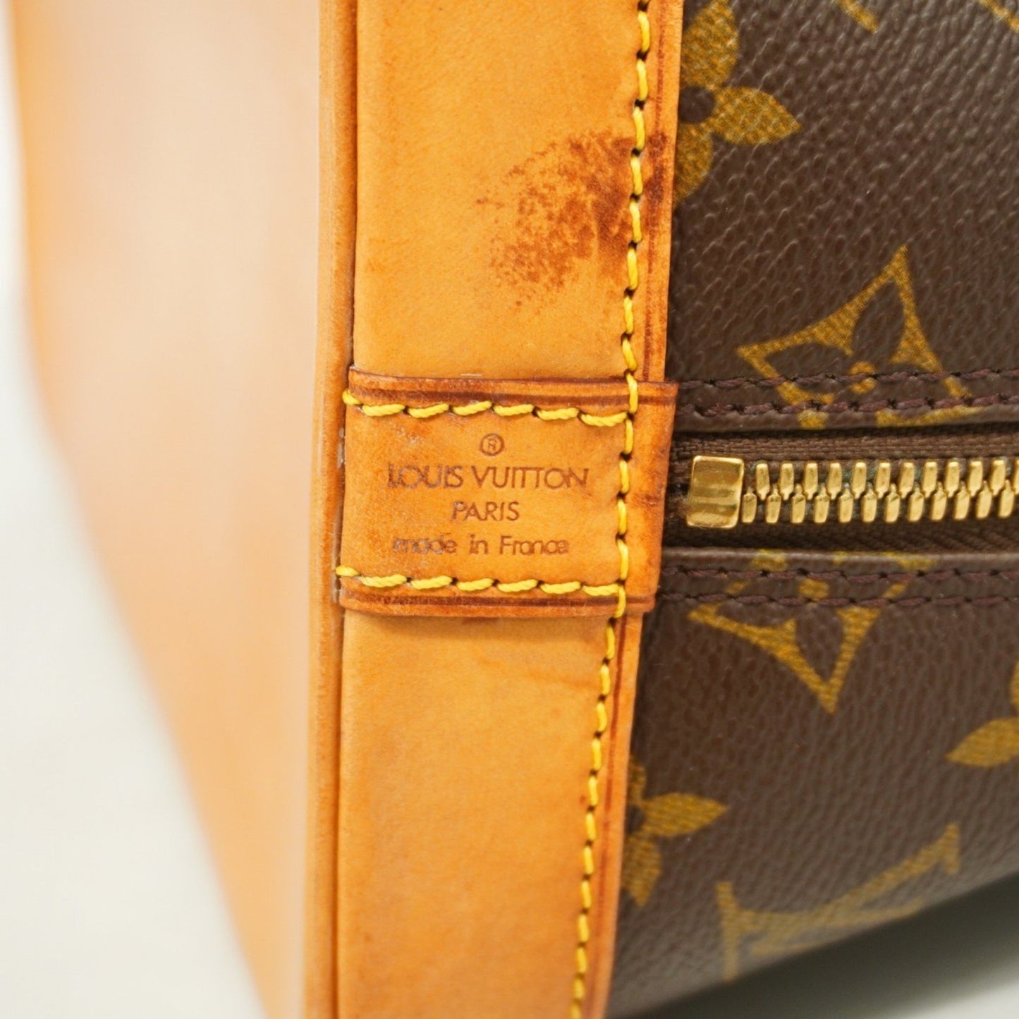 Louis Vuitton Monogram Alma Handbag M51130 Brown