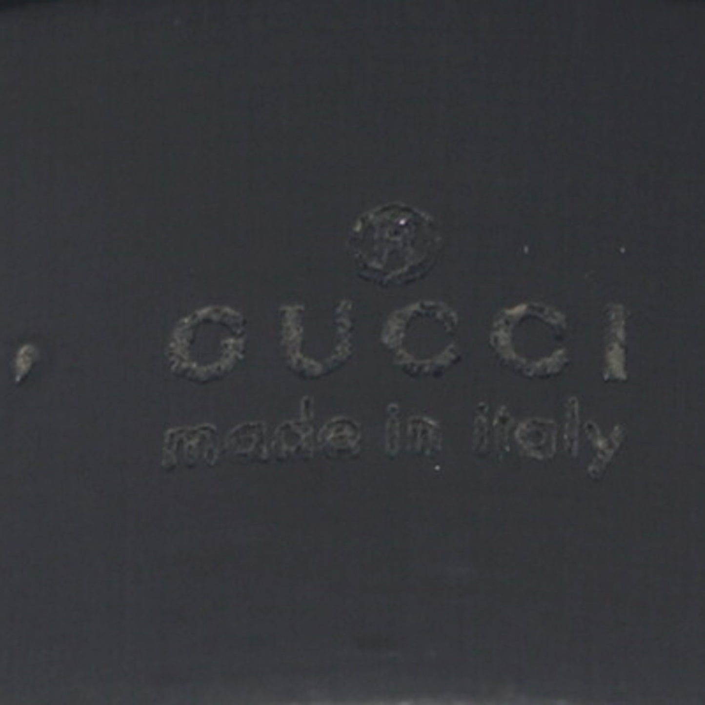 Gucci Icon Ring 225985 750 Wg Synthetic Corundum Size 9.5 Us5 Gg