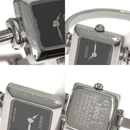 Gucci 1900L Square Face Watch Stainless Steel Ss