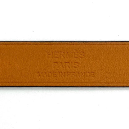 Hermes Hermes Caleche Double Tour Bracelet Leather D (Made) Stamp Black Carriage