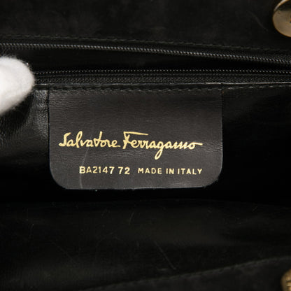 Salvatore Ferragamo Crossbody Shoulder Bag In Black