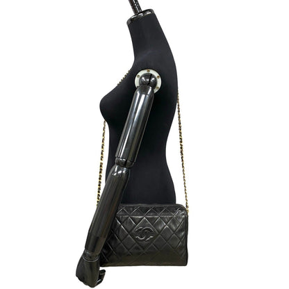 Chanel Matelasse Coco Mark Lambskin Leather Tassel Chain Shoulder Bag