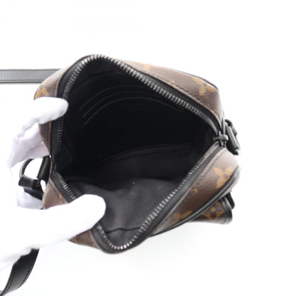 Louis Vuitton Christopher Wearable Wallet Monogram Macassar Shoulder Bag Coated Canvas Leather