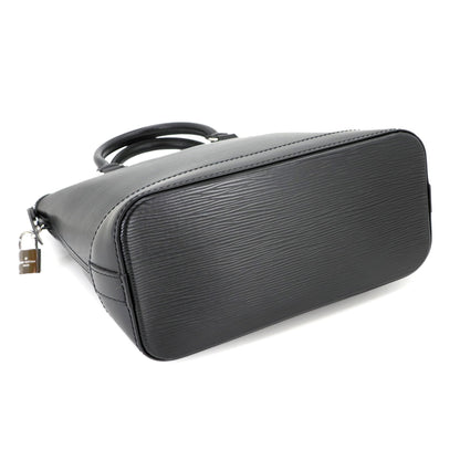 Louis Vuitton Epi Lockit Pm Handbag Leather Noir Black M42292 Lock It