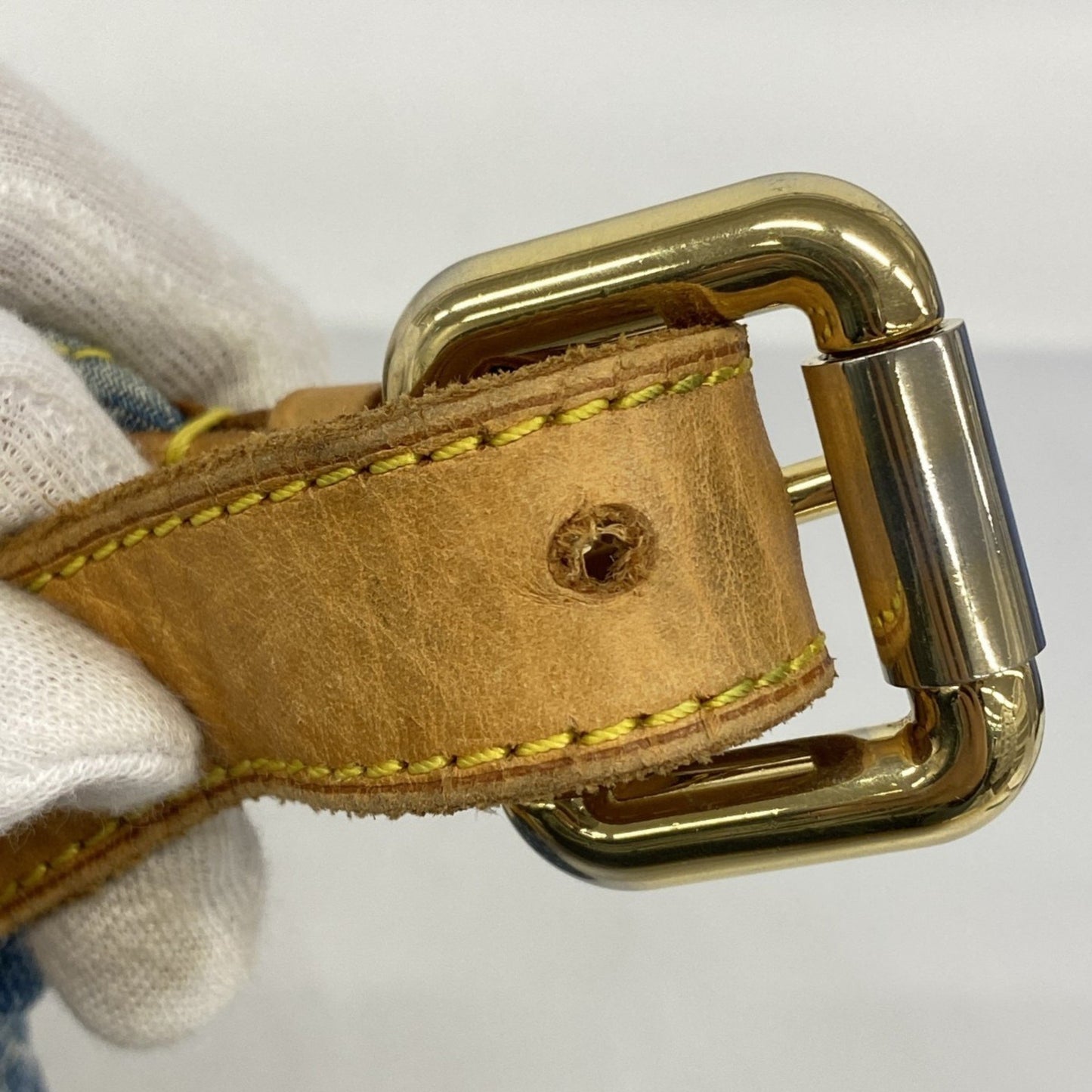 Louis Vuitton Monogram Denim Baggy Gm M95048 Blue