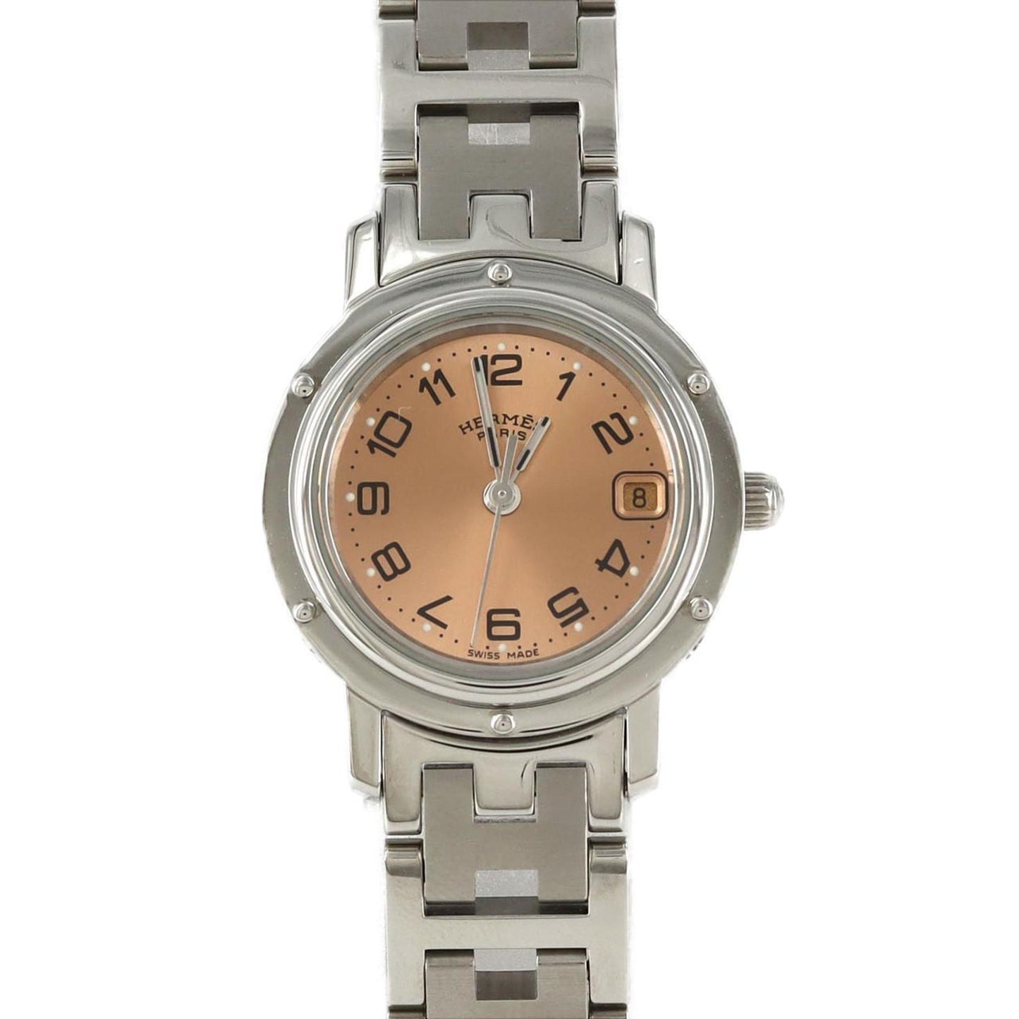 Herms Clipper Cl4.210 Stainless Steel Quartz Watch