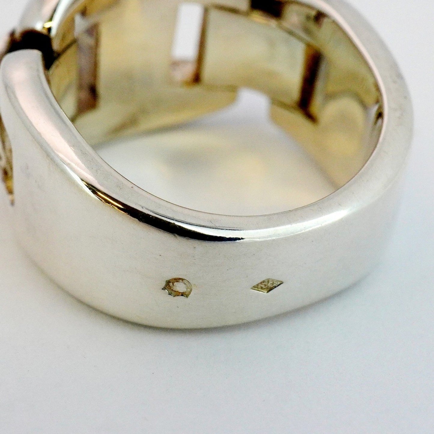 Hermes Chaine D'Ancre Casio Silver 925 Ring #51