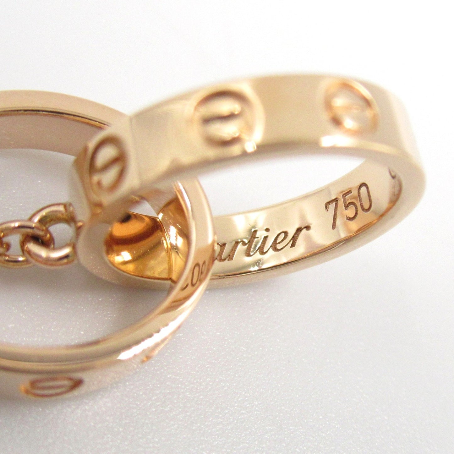 Cartier Baby Love Necklace 18Kpg (Pink Gold)