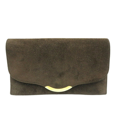 Hermes 1974 ?D Stamped Dobris Brown Clutch Bag 0160Hermes