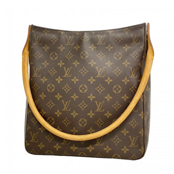 Louis Vuitton Monogram Looping Gm Shoulder Bag M51145 Brown