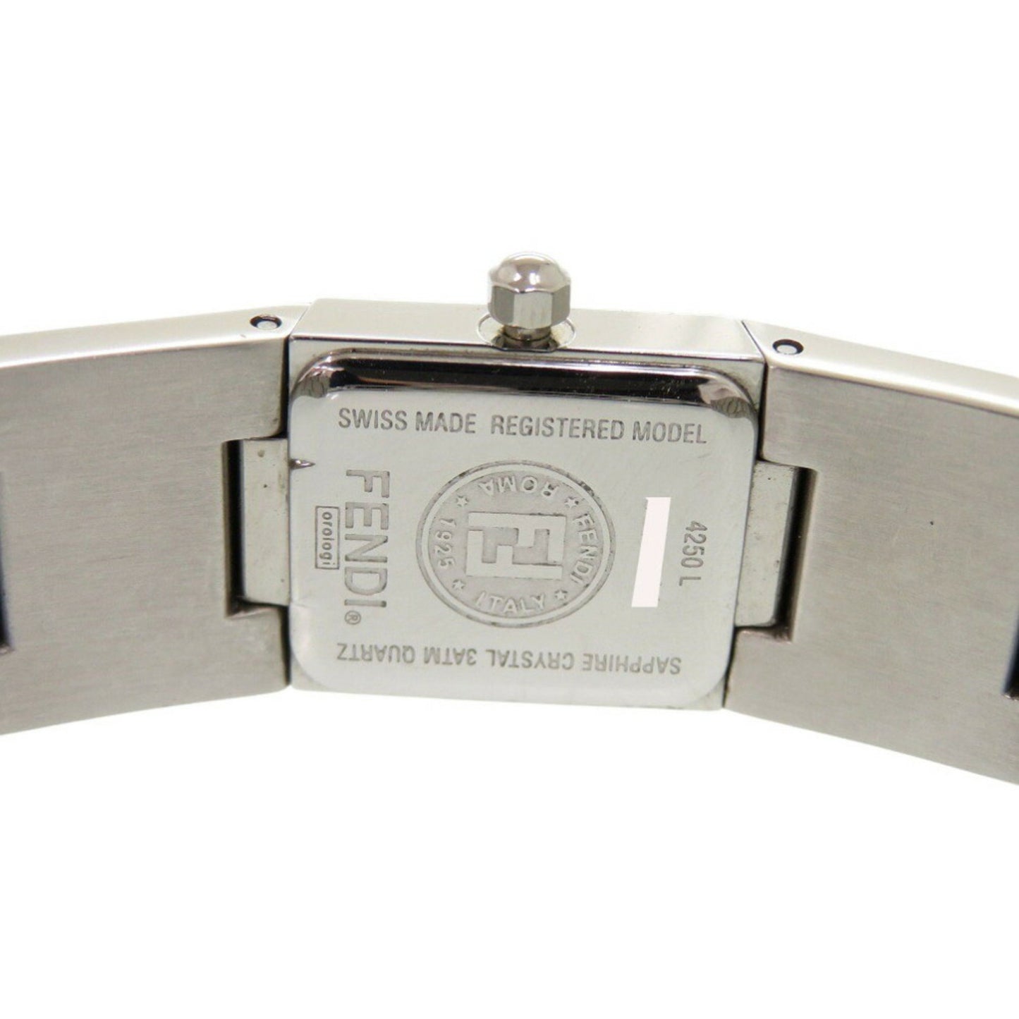 Fendi Pyramid 4250L Stainless Steel Black