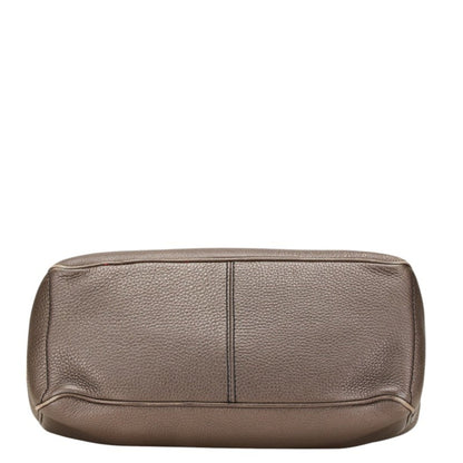 Celine Boogie Bag Handbag Brown Leather