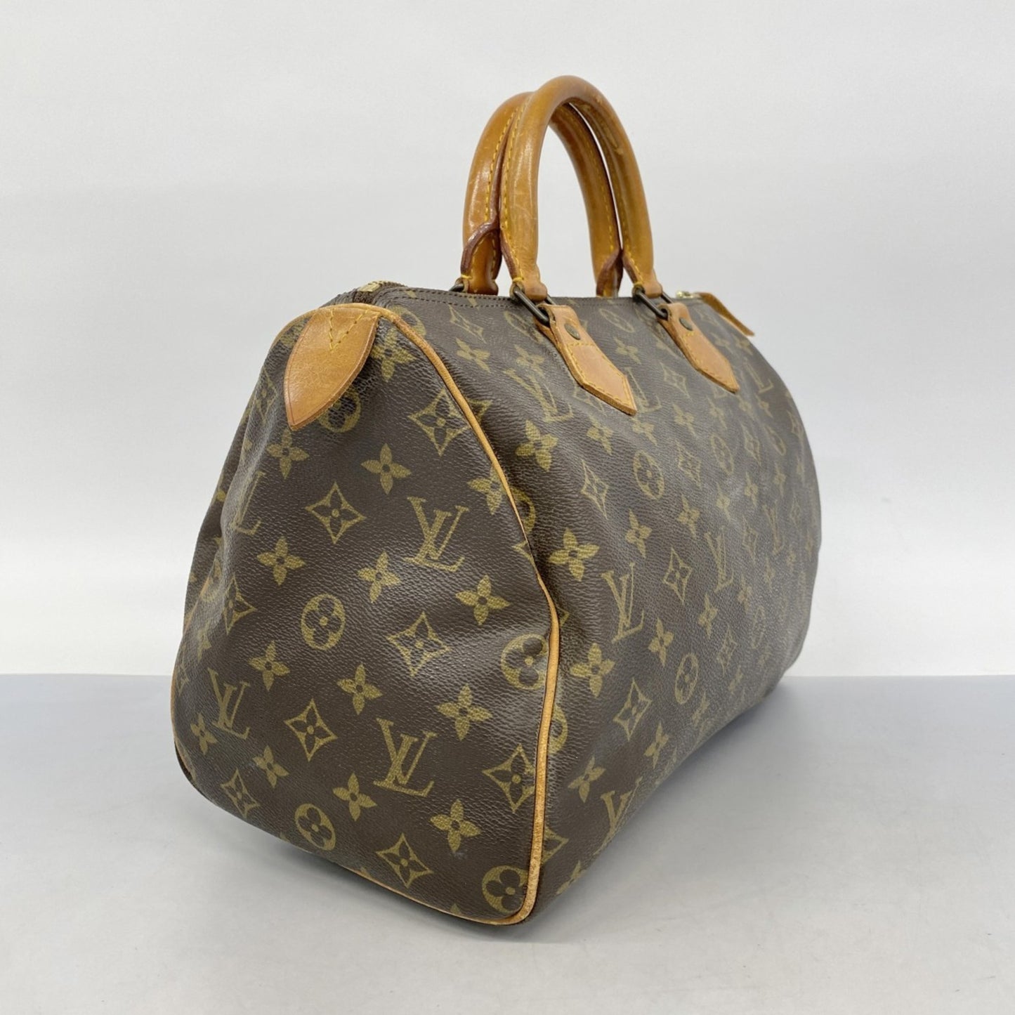 Louis Vuitton Monogram Speedy 30 Handbag M41108 Brown