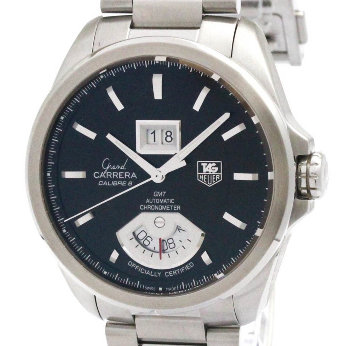 Tag Heuer Grand Carrera Gmt Steel Automatic