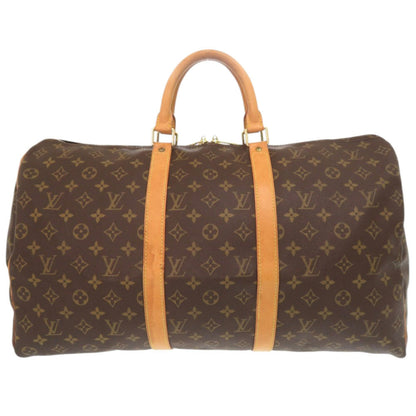 Louis Vuitton Keepall 50 Monogram M41426 Brown Boston Bag 0371 Louis Vuitton