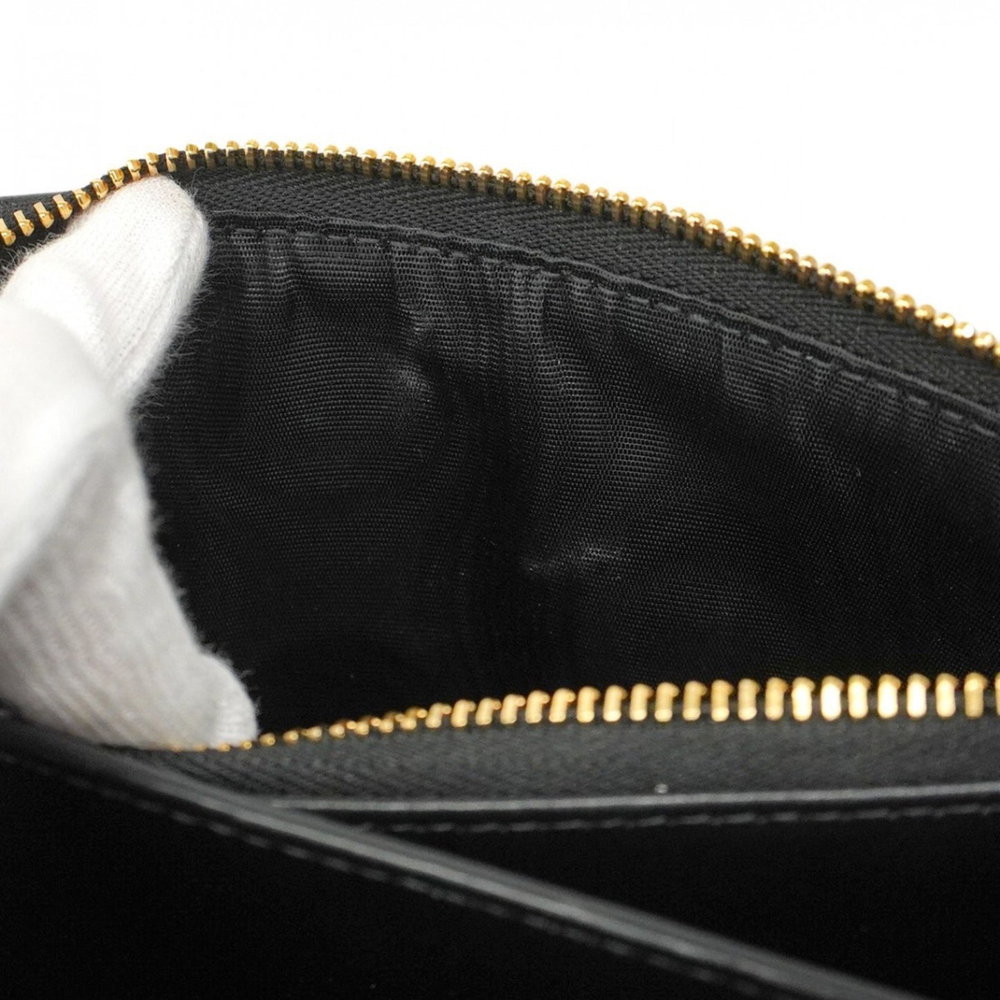 Christian Dior Cannage Miska 12 Shoulder Bag In Black Leather