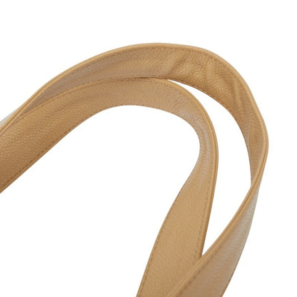 Chanel Coco Mark Tote Bag Handbag Beige Caviar Skin