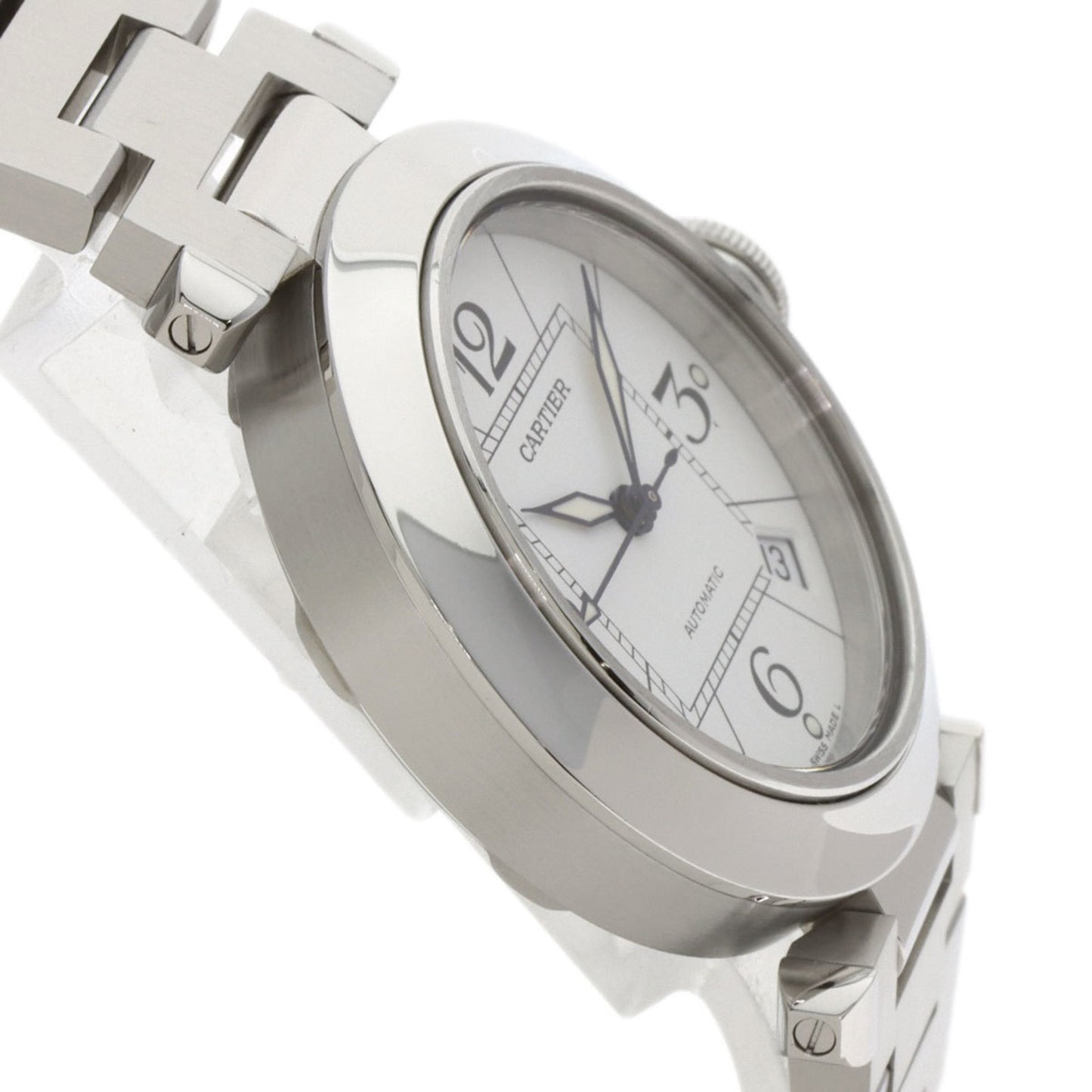 Cartier W31074M7 Pasha C Watch In Stainless Steel/Ss