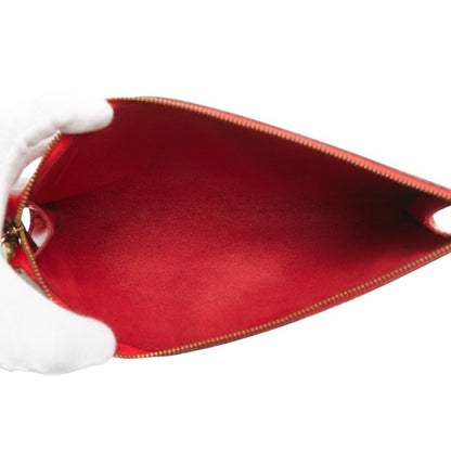 Louis Vuitton Epi Pochette Accessory Pouch Handbag M52947 Castilian Red Leather