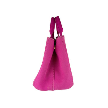Prada Canapa Canvas Handbag Shoulder Bag Pink