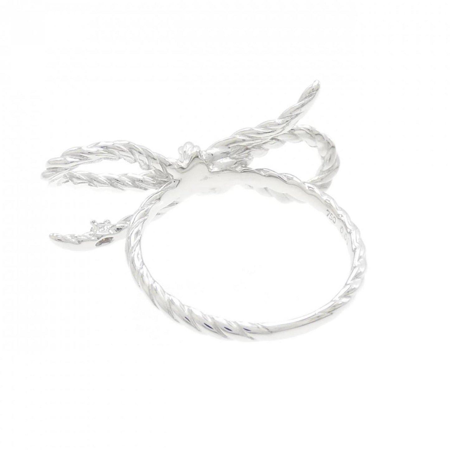 Tasaki Pearl Diamond Ring 0.01Ct