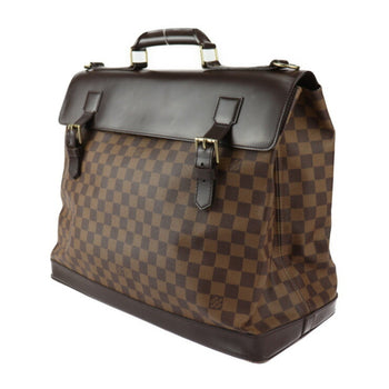 Louis Vuitton Louis Vuitton West End Pm Damier Boston Bag N41130 Calf Ebene Brown Shoulder