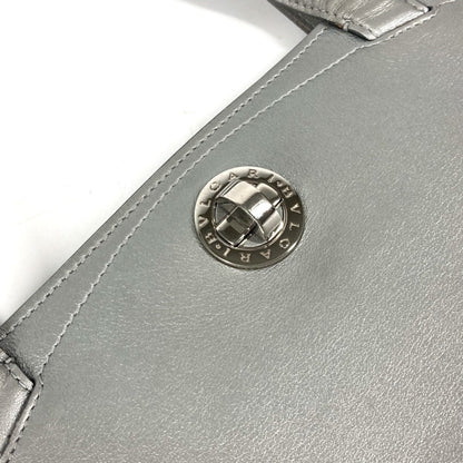 Bvlgari Bulgari Shoulder Bag Logo Turnlock Tote Leather
