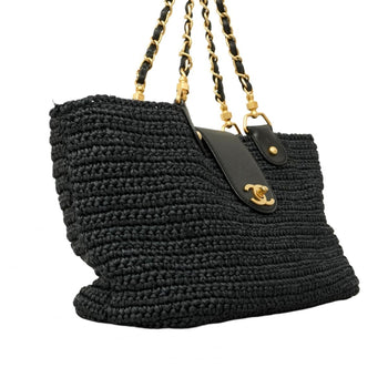 Raffia Chanel Tote Bag