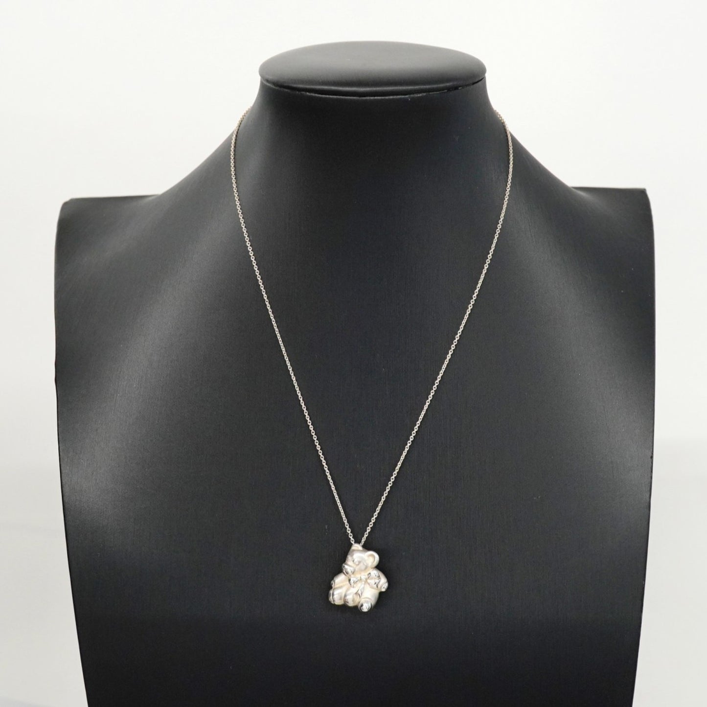 Tiffany Teddy Bear Necklace In Silver 925 .