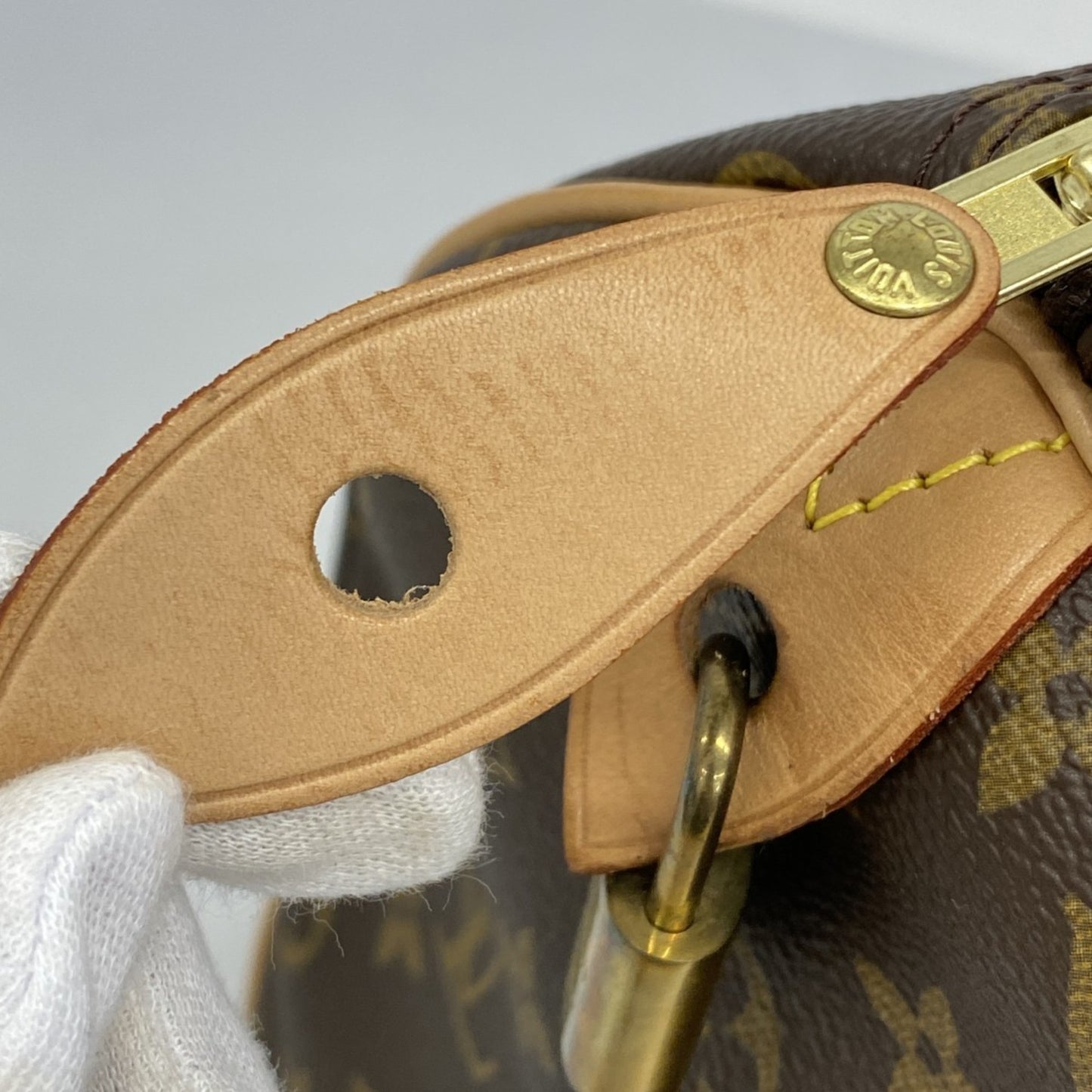 Louis Vuitton Monogram Speedy 30 Handbag M41108 Brown