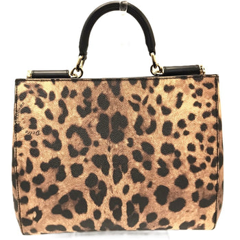 Dolce & Gabbana Sicily Handbag Animal Print Leopard Dolce Gabbana