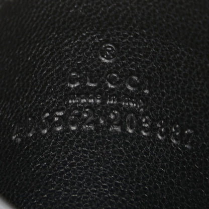 Gucci Gg Kaleido Business Card Case 406562 Black Beige Leather