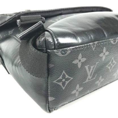Louis Vuitton M40511 Monogram Eclipse Messenger Voyage Pm Crossbody Flap Shoulder Bag In Canvas