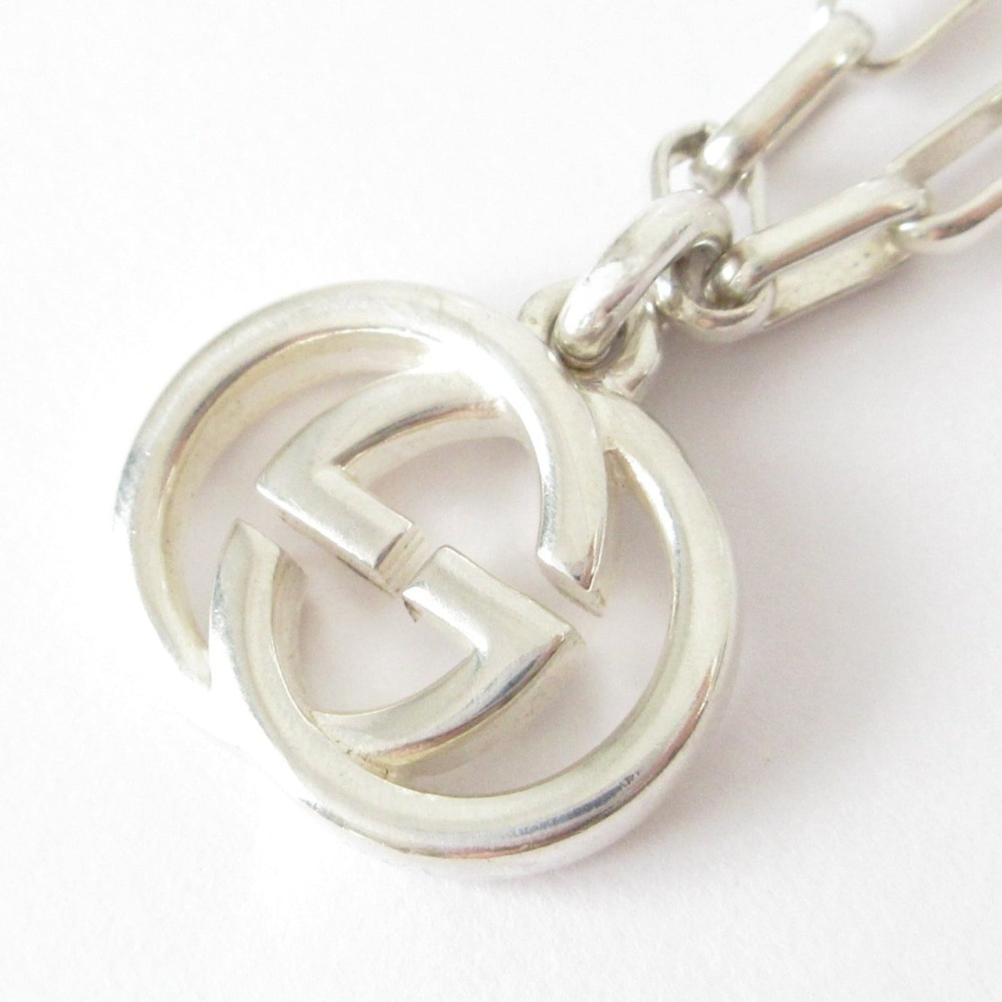 Gucci Gg Interlocking Chain Bracelet In Sv925