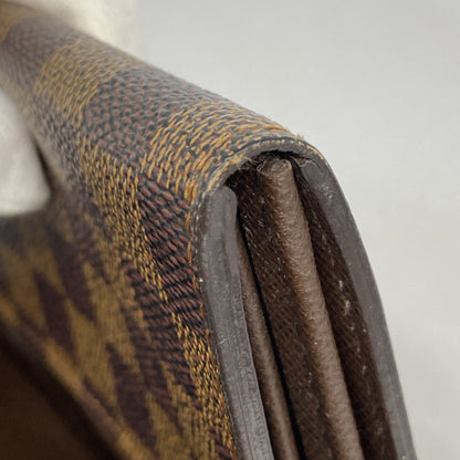 Louis Vuitton Damier Porte Monnaie Billet Tresor Wallet N61730 Ebene