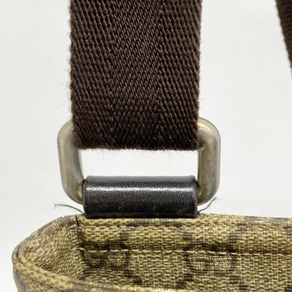 Gucci Gg Supreme Shoulder Bag 295257 Brown Champagne