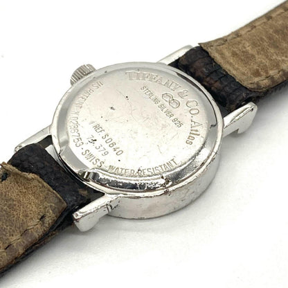 Tiffany & Co. S0640 Atlas Watch Quartz Silver Dial 925