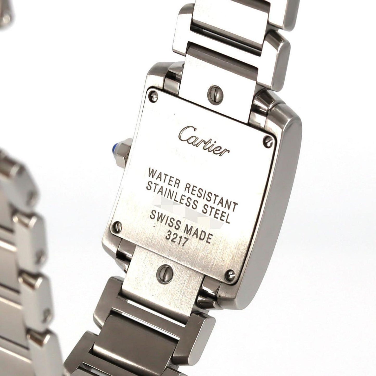 Cartier Tank Franaise Sm W51008Q3 Stainless Steel Quartz Watch