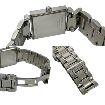 Tiffany & Co. Tiffany Atlas Square Stainless Steel Quartz Watch