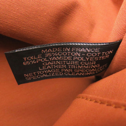 Unused Herms Bolide Pouch 31 Orange Cotton 0267 Hermes