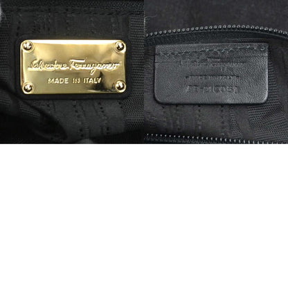 Salvatore Ferragamo Gancini Handbag In Nubuck Leather